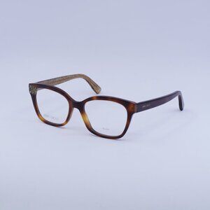 Jimmy Choo JC150 0Q9W 00 Eyeglasses Havana 50mm Square Frame